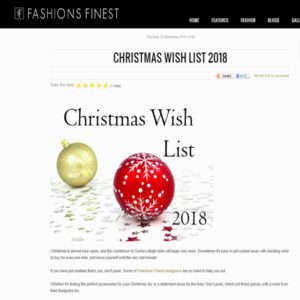 Fashions Finest - Christmas Wish List