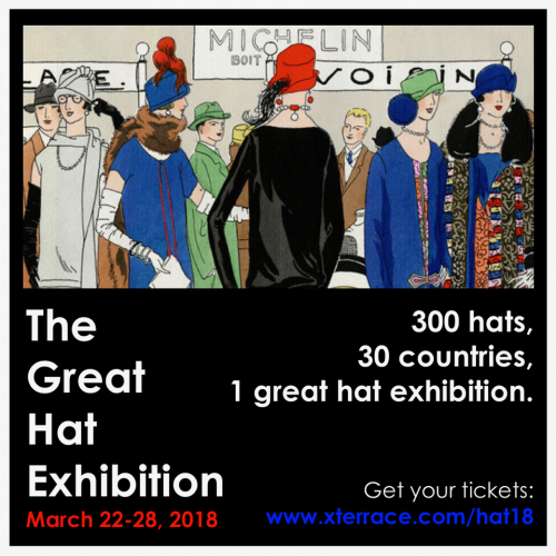 The Great Hat Exhibition – London Hat Week 2018 – Saraden Designs – Evolution The Great Hat Exhibition - London Hat Week 2018 - Saraden Designs - Evolution